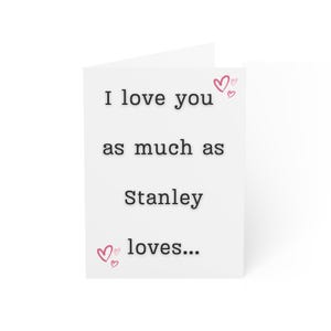 Ti amo tanto quanto Stanley ama il Pretzel Day!, Biglietto d'auguri, Biglietto d'anniversario, Biglietto "Just Because", Biglietti The Office, The Office