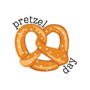Pretzel Day, Stanley Loves Pretzels, The Office Stickers, The Office, Stanley From The Office, Pretzels