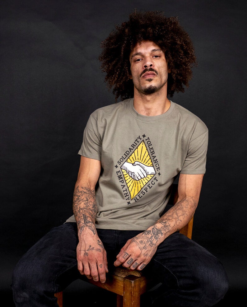 Solidaridad Tolerancia Empatía Respeto Camiseta Activista político ...