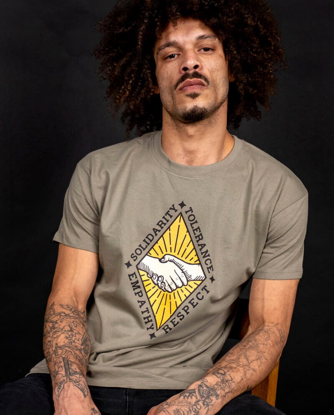Solidaridad Tolerancia Empatía Respeto Camiseta Activista político ...