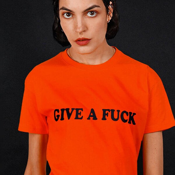 Give A Fuck T-Shirt - Political Activist Tees | ALLRIOT Social Justice Streetwear