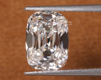 3.0 CT IGI Certified Lab Grown Diamond, Old Mine Cushion Diamond,