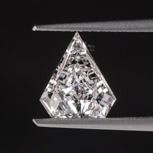 1.01CT Modified Pentagon step Cut VS1 E Color HPHT Lab Grown Certified Diamond Excellent Cut IGI Certified,Hpht Lab Grown Shield Cut Diamond