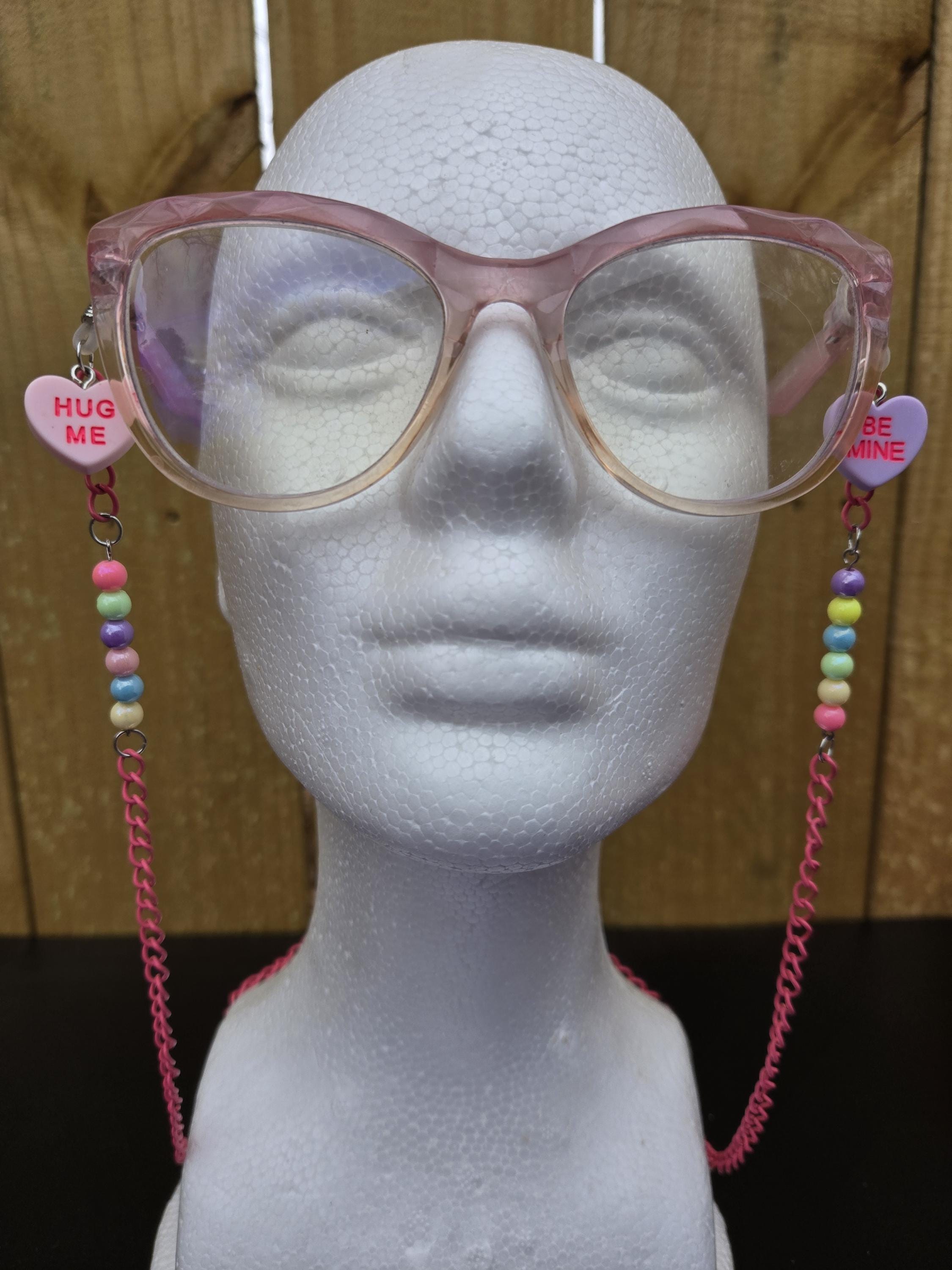 Heart Glasses Chain - Etsy display picture 2