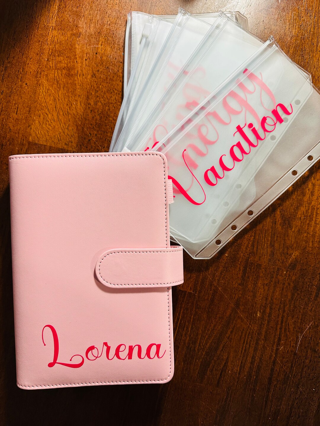 Personalized Budget Binder With Cash Envelopes, Cash Binder, Cash
