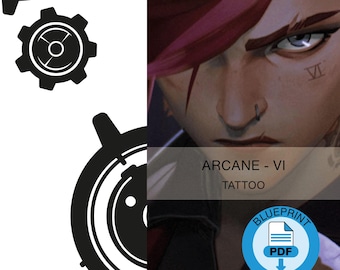 Vi Arcane_Tattoos druckbar_ PDF-Dateimuster