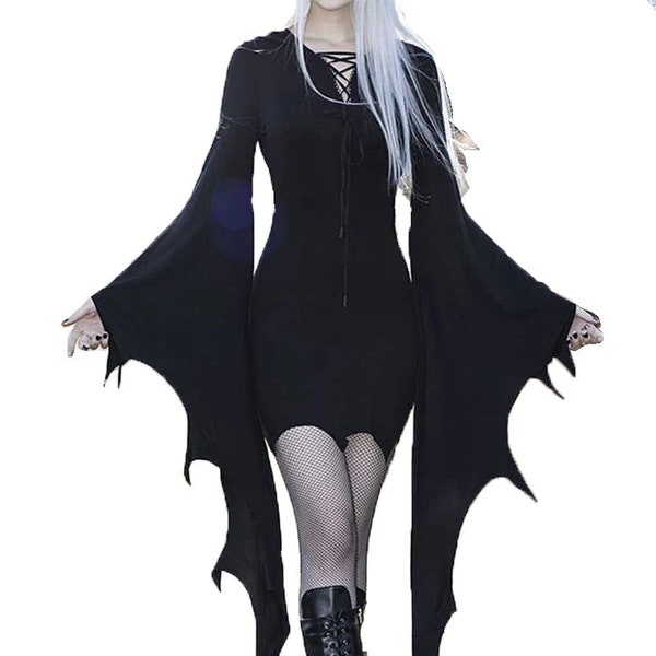 Long Vampire Gothic Dress - Etsy Canada