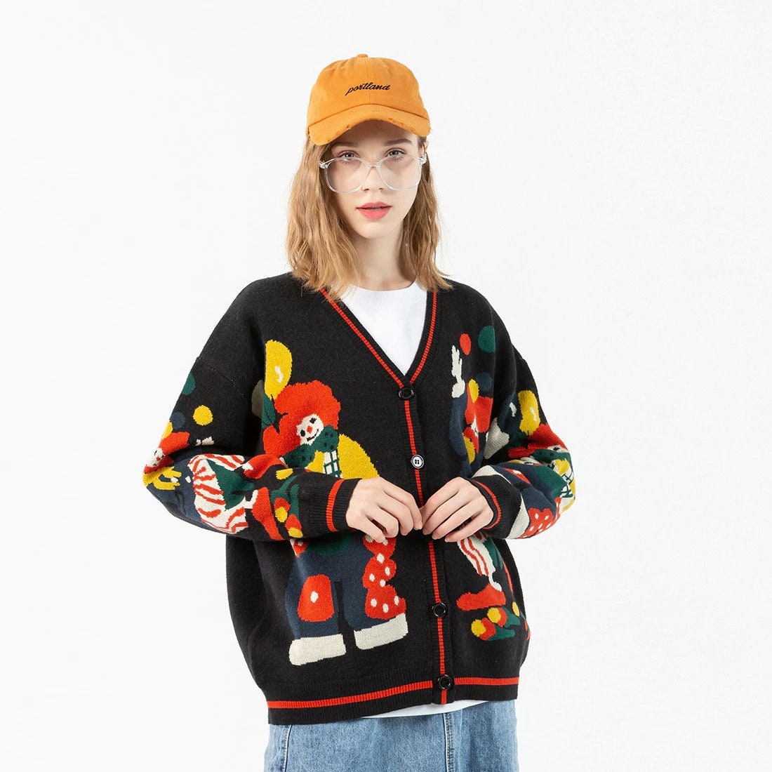 Clown Sweater - Etsy