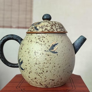 China Ceramic Porcelain TeaPot Lid, Chinese Garden Tea Cup handmade teapot Design Details Gongfu Tea Pot certified  Drinkware tea ceremony