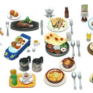 Re-ment Family Restaurant Diner 1:6 Scale Miniature Food Fashion doll Size Miniature Food