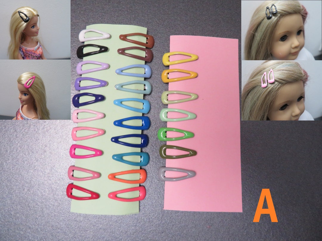 2 Cm Hair Clips for Doll 11.5 Inch Doll & 18 Inch Doll Hair Accessory