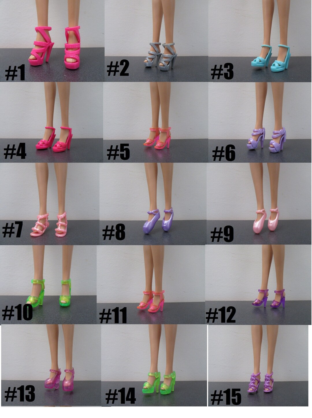 Fashion Doll Shoes Doll Shoes High Heel Sandals Ballet Shoes Doll Dress