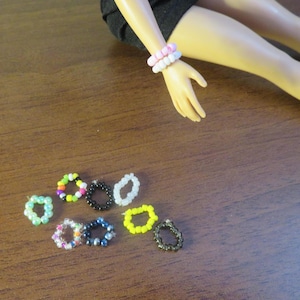 10 pcs Bracelet de poupée fantaisie Bijoux Bracelet de perles