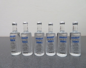 Miniature Vodka Bottles 11.5 inch Fashion doll size beer bottles