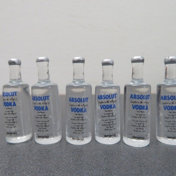 Miniature Vodka Bottles 11.5 inch Fashion doll size beer bottles