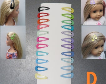 2 Cm Hair Clips for Doll 11.5 inch doll & 18 inch doll Hair Accessory Doll Hair Pins Doll Hair Clips
