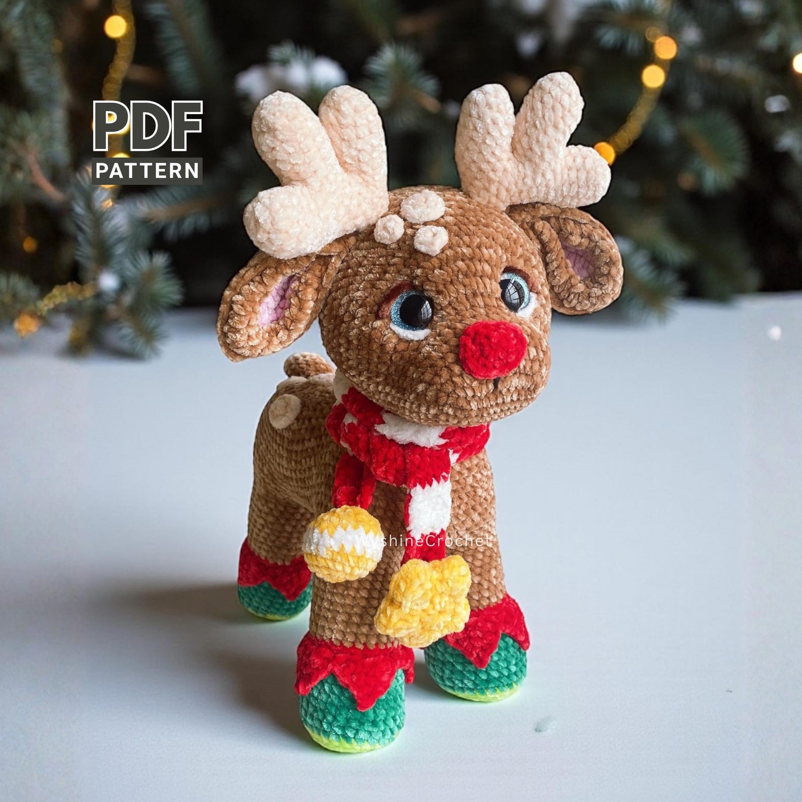 Crochet Reindeer Pattern