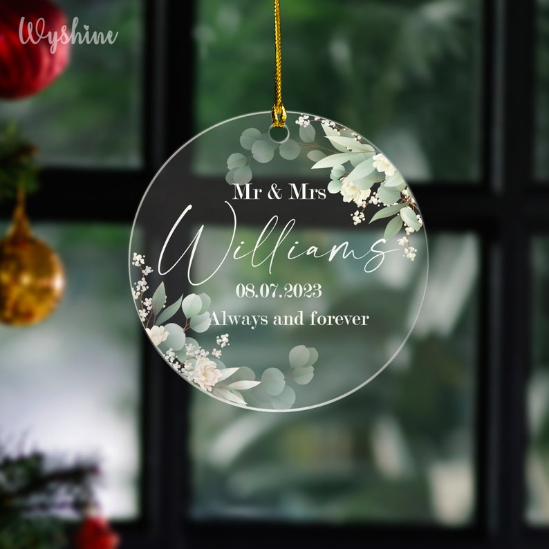The Year We Became Mr & Mrs Snowman Couple Christmas Gift