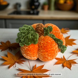 Pumpkin Crochet Pattern - Plushie Halloween Amigurumi – Easy DIY Fall Home Decoration For Halloween &  Thanksgiving
