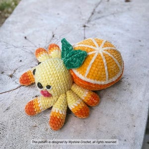 Fruit Spider Crochet Pattern, Halloween Amigurumi Patterns, Easy Beginner Friendly Crochet Tutorial, Fall Home Decoration by WyshineCrochet