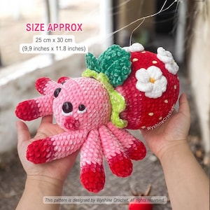 Fruit Spider Crochet Pattern, Halloween Amigurumi Patterns, Easy Beginner Friendly Crochet Tutorial, Fall Home Decoration by WyshineCrochet