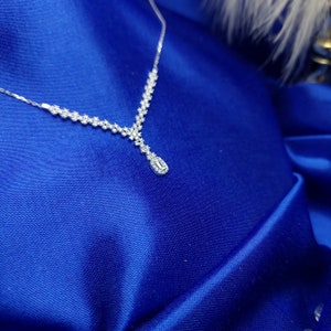 14K Diamond Baguette Choker, Solid Gold Baguette Choker, Valentine Gift, Necklace for Women, 14K Solid Gold Jewellery, Special Day Necklace