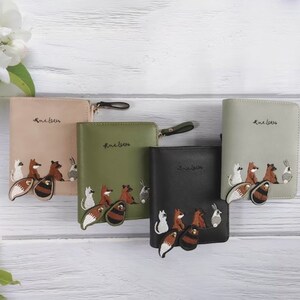 Animal Short Wallet,Purse Wallet,Card Holder,Gift for her