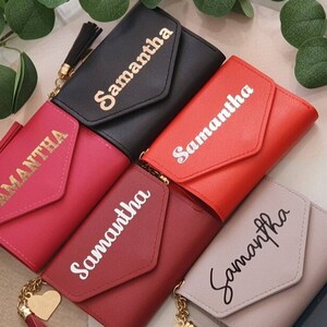 Female purse, Small Wallet for Women, Customised Bridesmaid gift