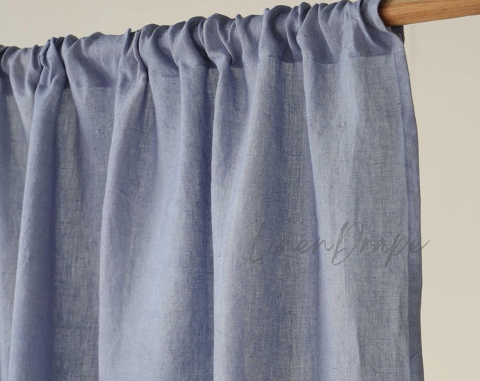 Handmade Linen Curtains - Linen Curtain Panels, Cafe Curtains, Shower Curtains & Kitchen Curtains | Farmhouse, Boho Shabby Chic Styles