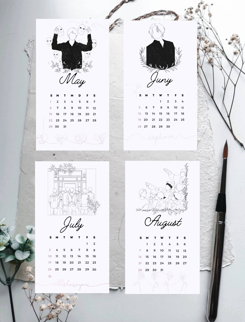 bts-taehyung-bts-v-2023-calendar-unofficial-fanmerch-kim-taehyung