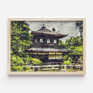 Digital Painting Art Asian Temple