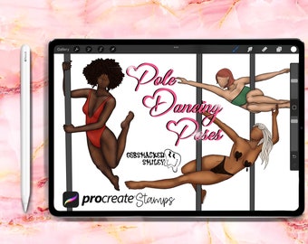 Pole Dancing Stamps for Procreate