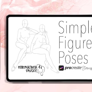 Einfache Figurenstempel für Procreate