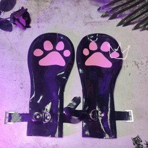 Latex Cat paw Ball Mitts, Short gloves, Latex Accessories, 0.4mm