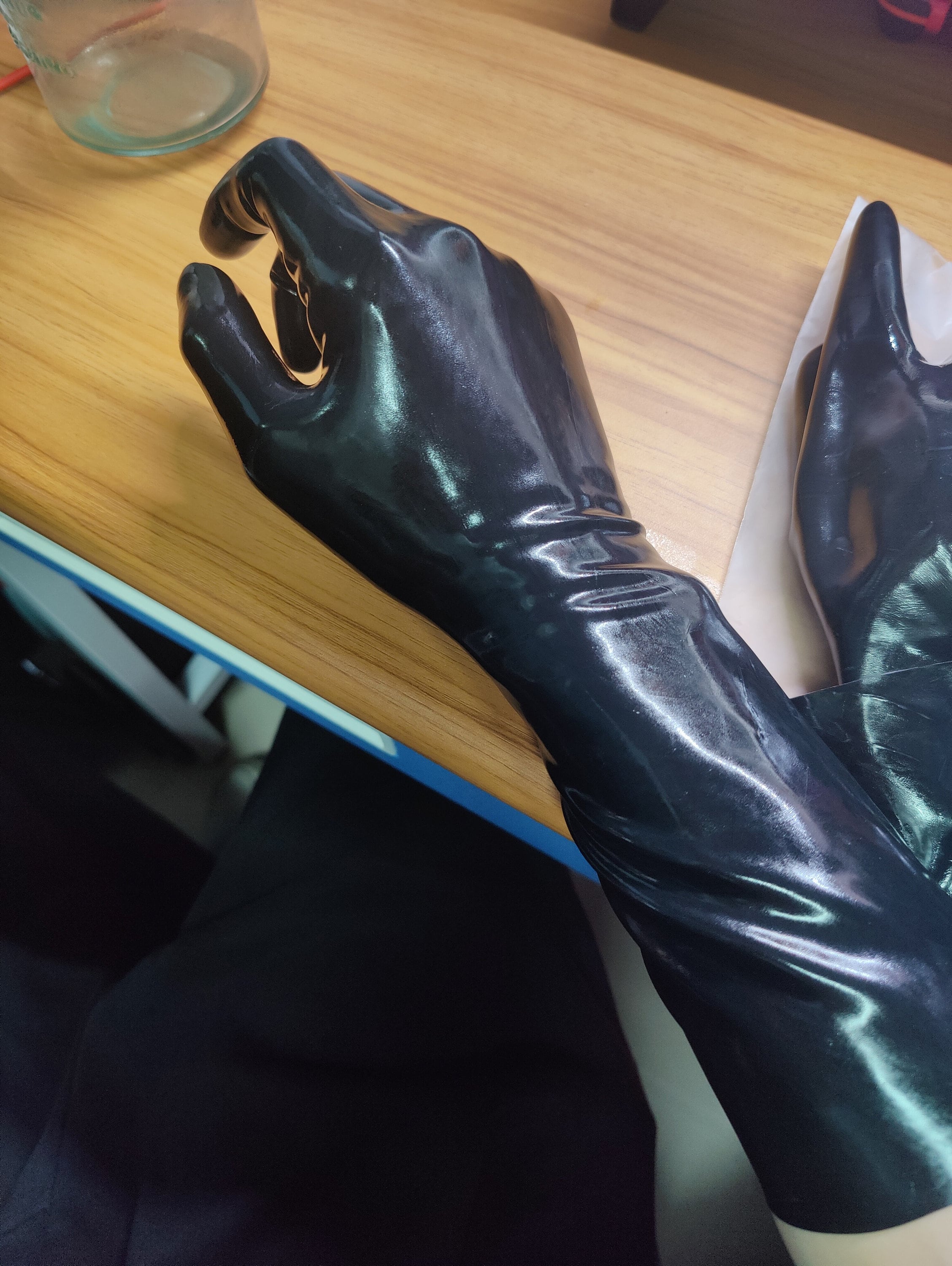 Latex Classic Gloves Long Gloves Latex Long Gloves Velvet - Etsy