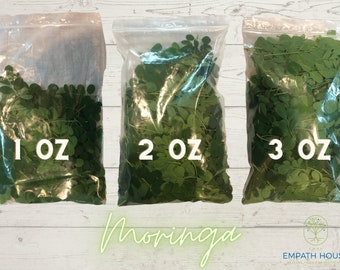 Fresh Moringa Oleifera Leaves: Freshly Picked, Florida Grown, No Chemicals, Herbal Tea