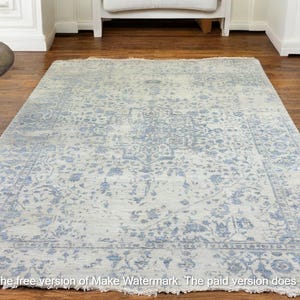 9&#39;x6&#39; New Zealand Wool Handmade Rugs 80% Wool Carpet Luxury Area Living Room Bedroom Office Rugs 100 Knots
