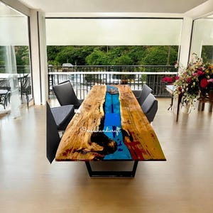 Custom Epoxy Resin Table, Design, Living Room Table , Live Edge Table, Coffee Table, Epoxy Table, Table Top, Gaming Desk ,Dining Table Decor