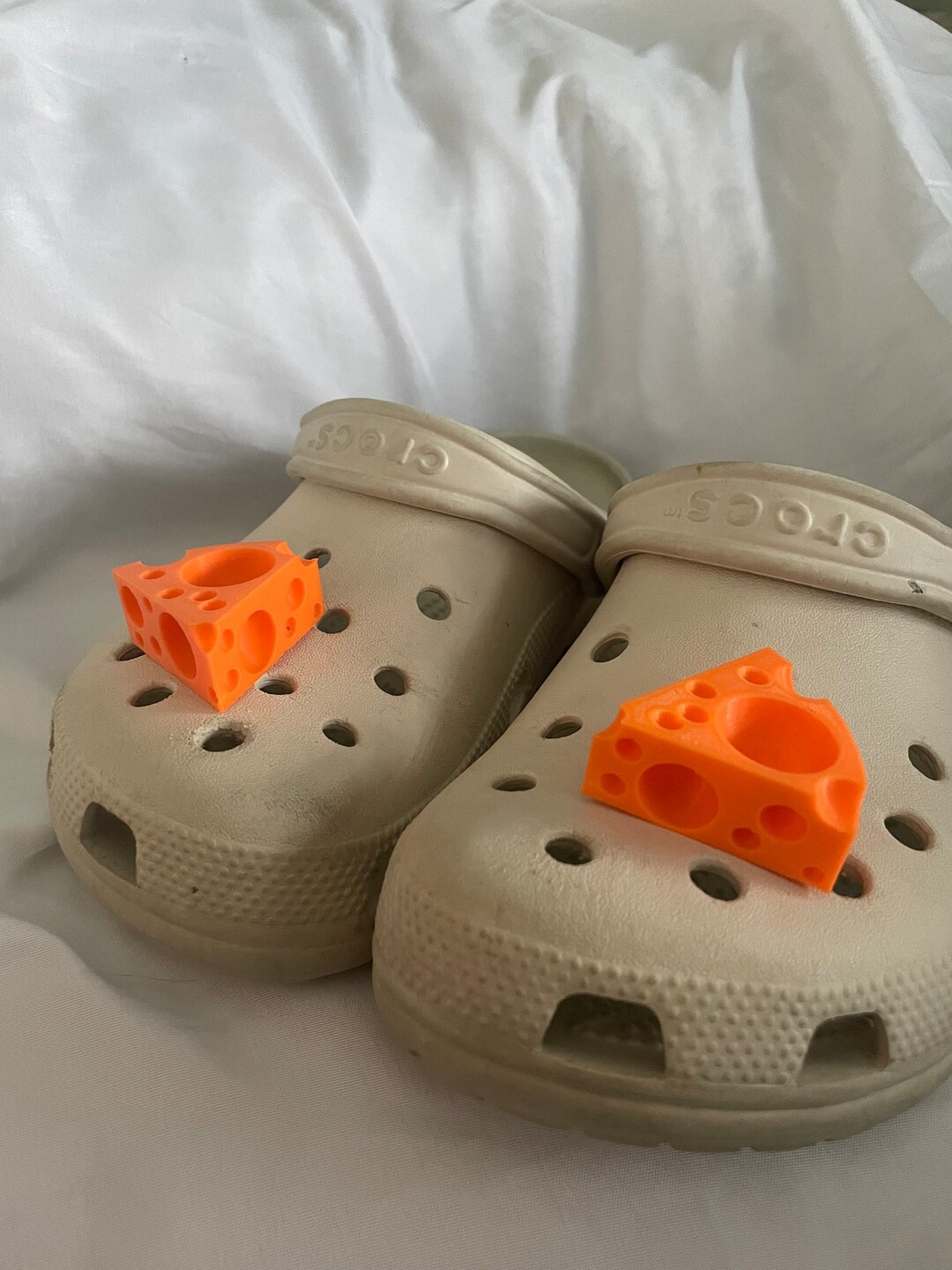 3D Printed Cheese Croc Charms Jibbitz X2 Charms Etsy