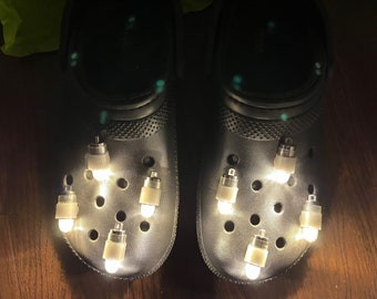 Croc Headlights, Flashlights, Lights for Crocs, Croc charms,