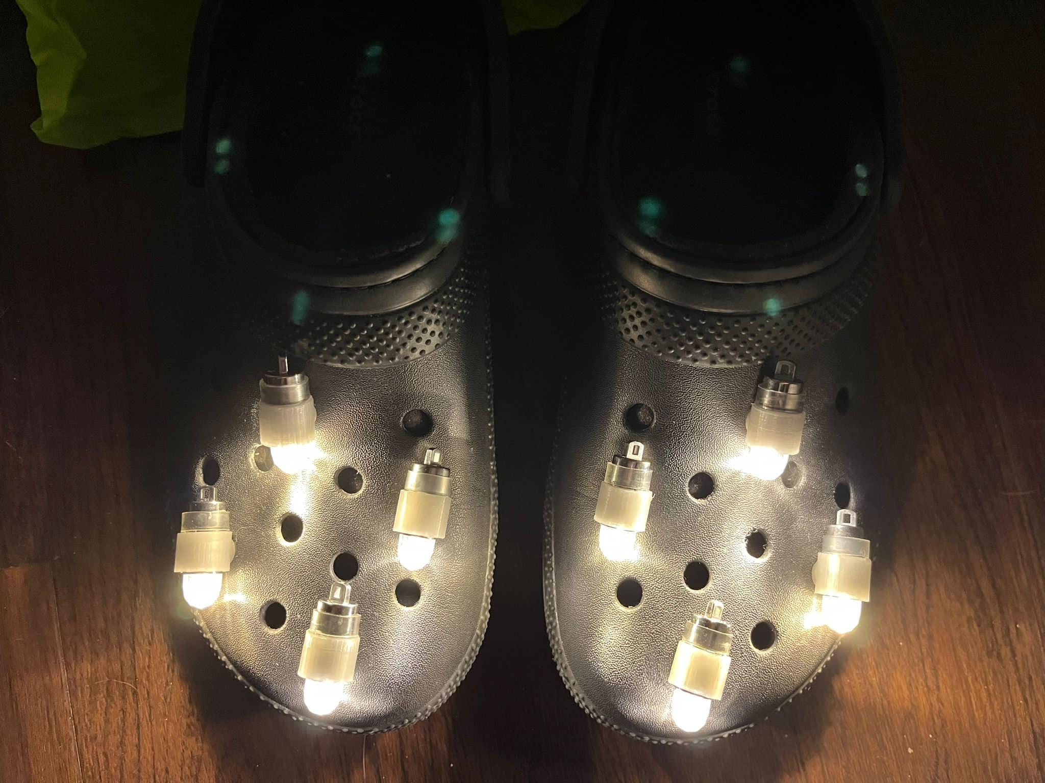 Fusisi Lights for Crocs 2pcs, Headlights Flashlights Attachment