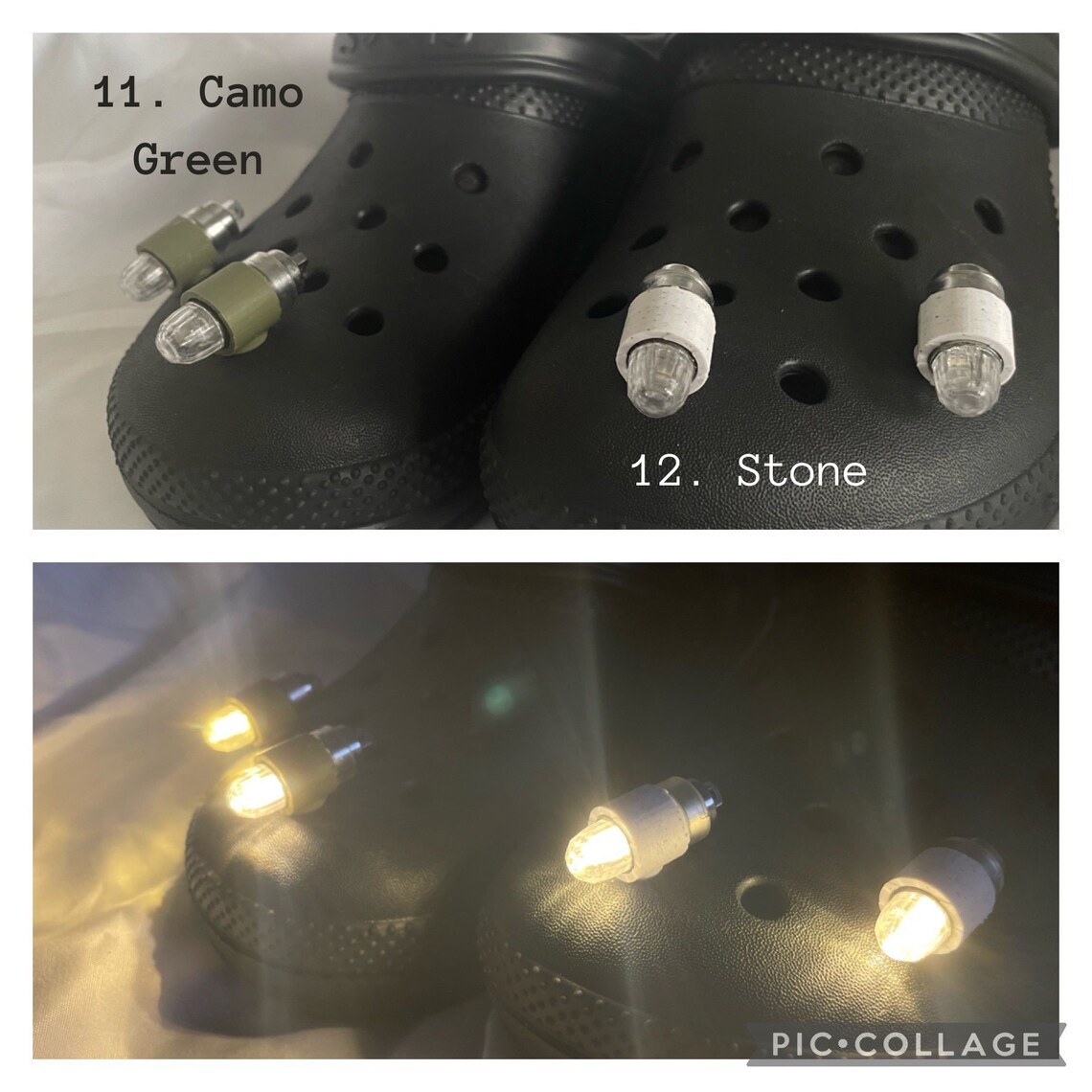 Croc Headlights Flashlights Etsy