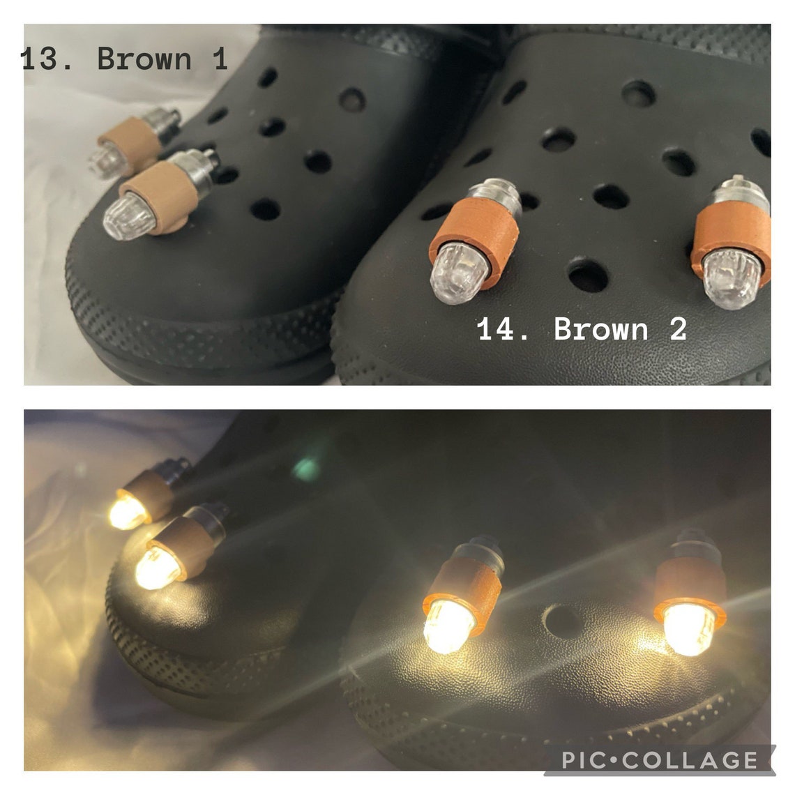 Croc Headlights Flashlights Etsy