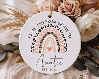 Aunt gift, Auntie gift, Gift aunt, Aunt ornament, Auntie ornament, Bestie promoted to Auntie ornament, Christmas gift aunt, Aunt Christmas