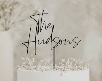 Topper per torta nuziale in oro, topper per torta nuziale personalizzato, topper per torta Mr e Mrs, topper per torta nuziale, bomboniere per matrimonio, decorazioni per matrimonio