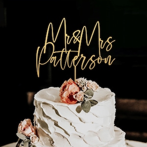 Mr e Mrs cake topper, cake topper nuziale, cake topper nuziale personalizzato, rustico, cake topper per matrimonio, bomboniere, decorazioni per matrimonio