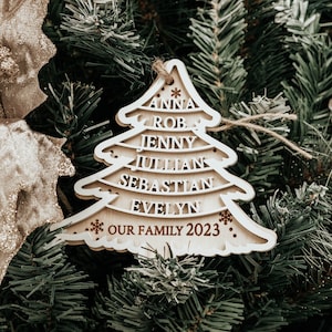Christmas ornament 2025, Christmas tree ornaments, Family Christmas ornaments, Christmas ornaments handmade,  Family Christmas ornament
