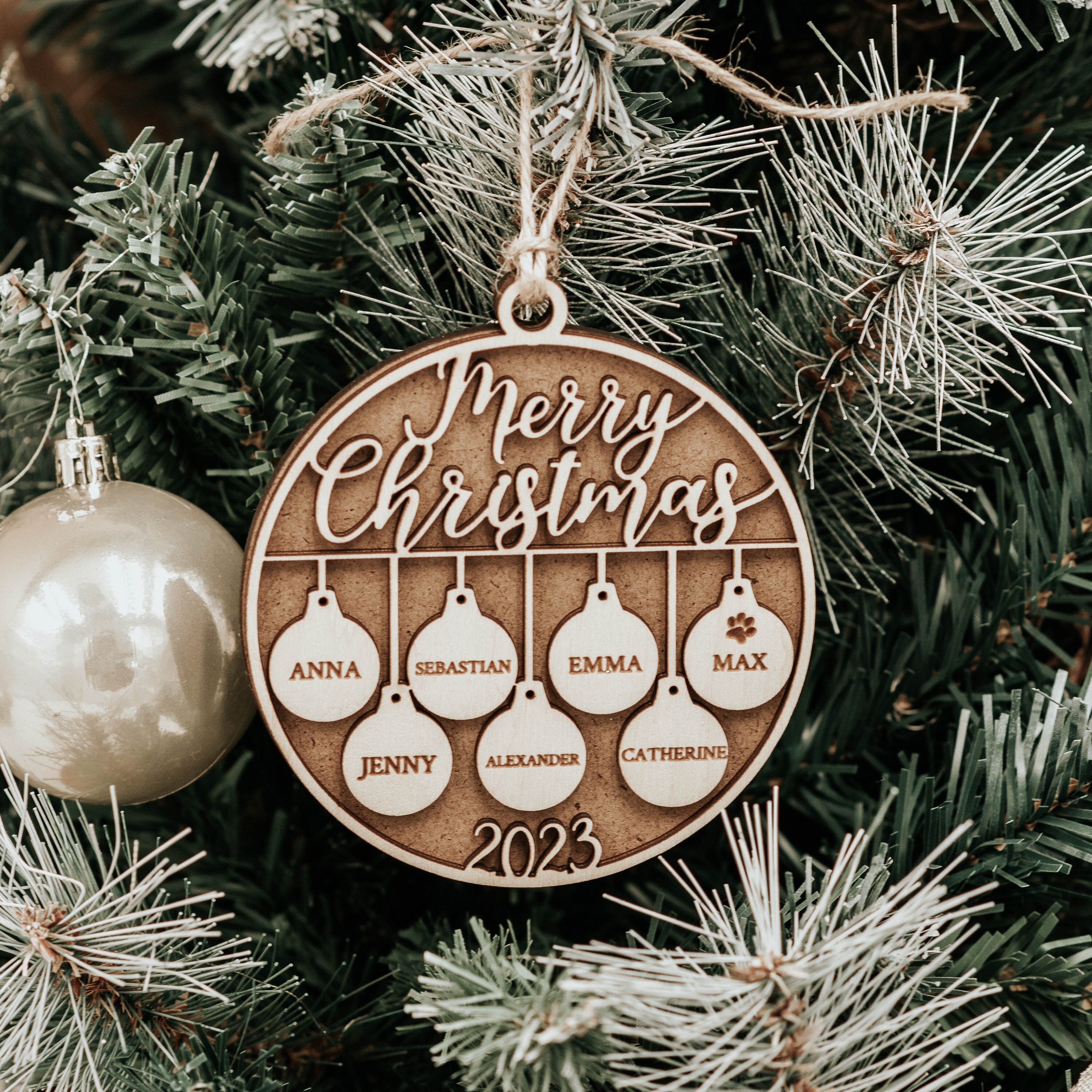 Christmas ornaments, Personalized Christmas ornaments, Christmas ornaments handmade, Christmas ornament 2024, Family Christmas ornament
