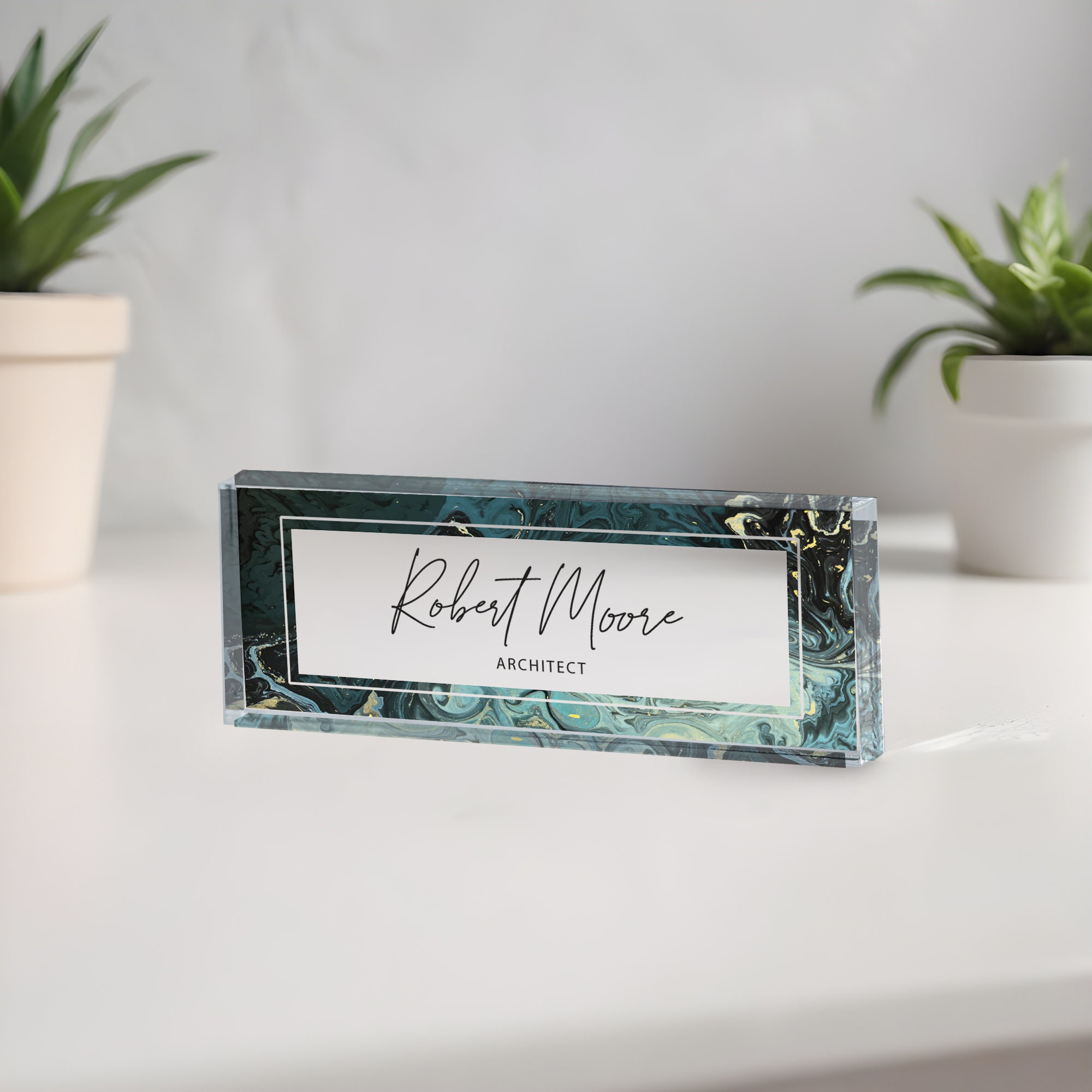 Personalized Engraved Business Desk Name Plate - Compare Specs, Price & Best Dea