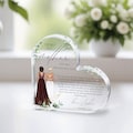 Personalized Mother of the Bride Gift from Daughter, Mother Daughter Custom Drawn Acrylic Plaque, Wedding Gift for Mom, Mother of Bride Gift product logo